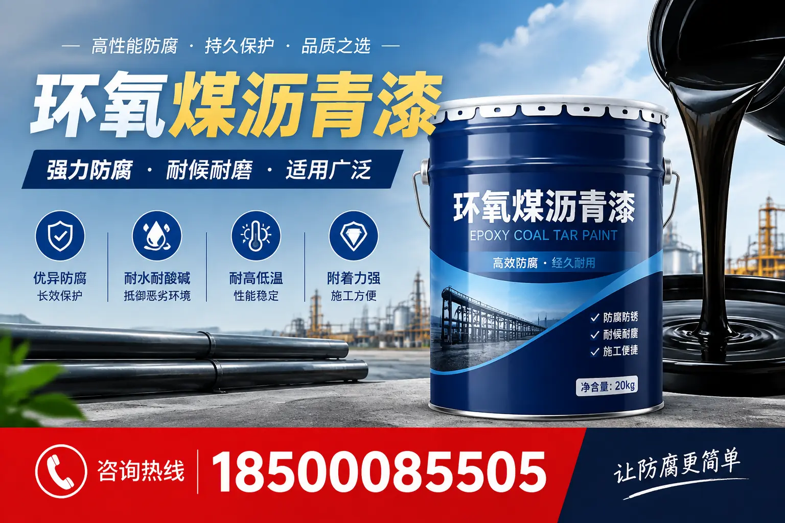 环氧煤沥青漆在不同气候条件下的表现分析,铁岭适用性